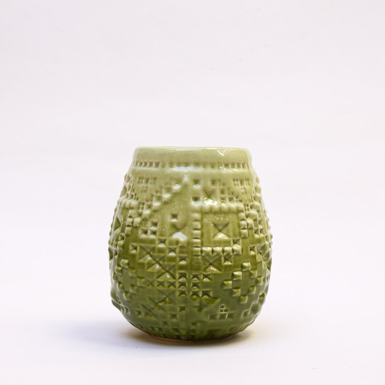 Ramallah Pattern | Stuff Holder - Light Green