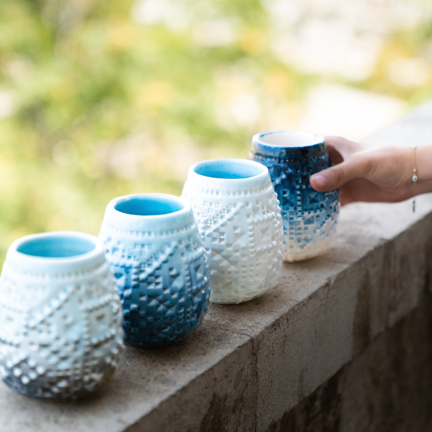 Blue/White Ramallah Vase